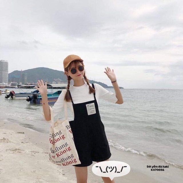 Sét yếm đùi kaki kèm áo ( KA) | BigBuy360 - bigbuy360.vn