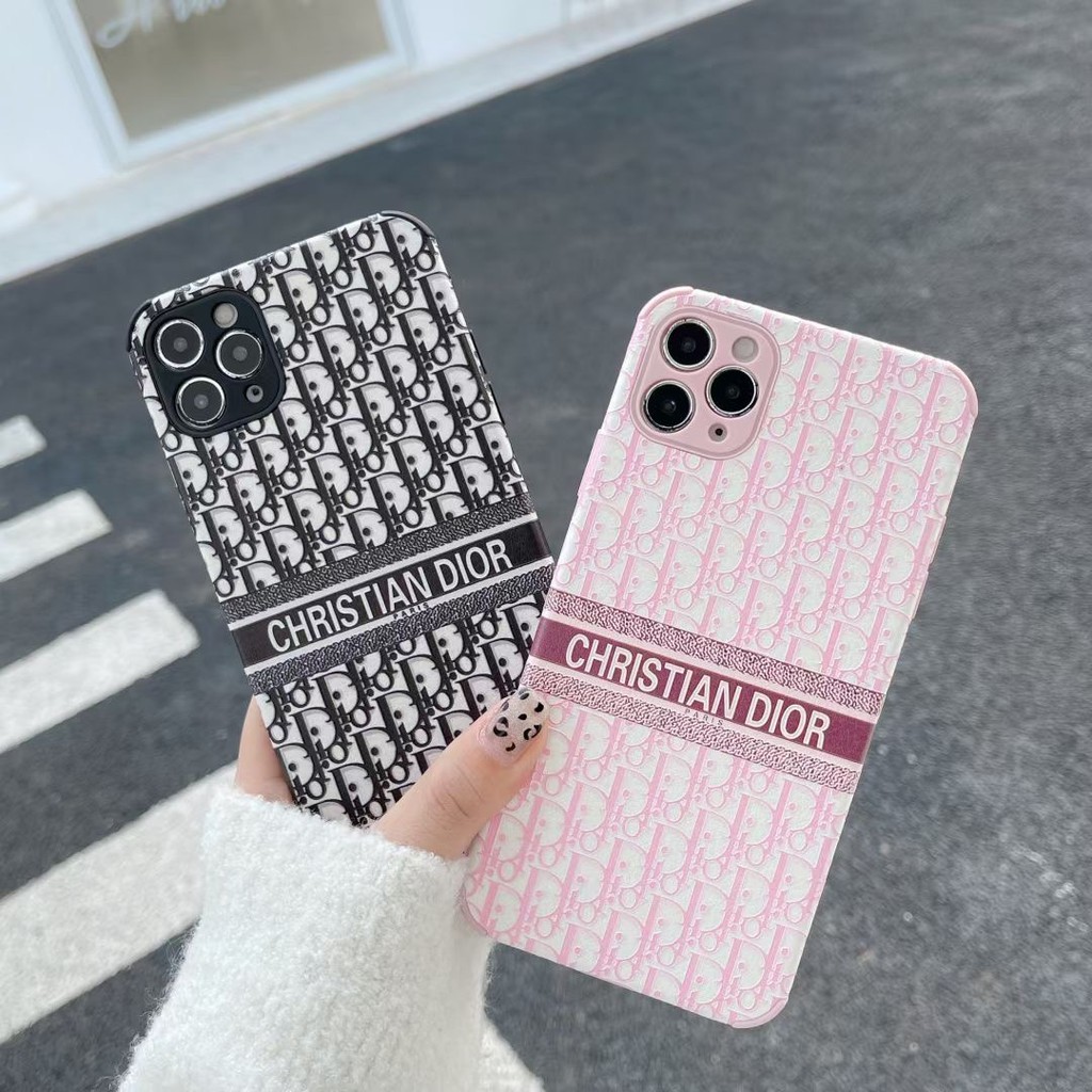 Ốp điện thoại kiểu hành lý in logo Dior cho iPhone 12/Pro/Pro Max 11/Pro/Pro Max 7 8 + X XS XR XS MAX | BigBuy360 - bigbuy360.vn