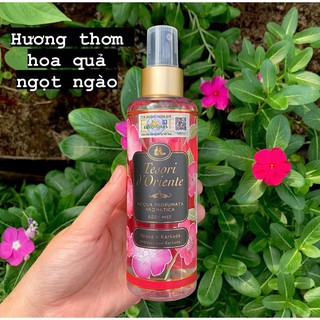 Xịt thơm dưỡng ẩm cơ thể Tesori d'Oriente Atiso đỏ và Hoa dâm bụt 200ml