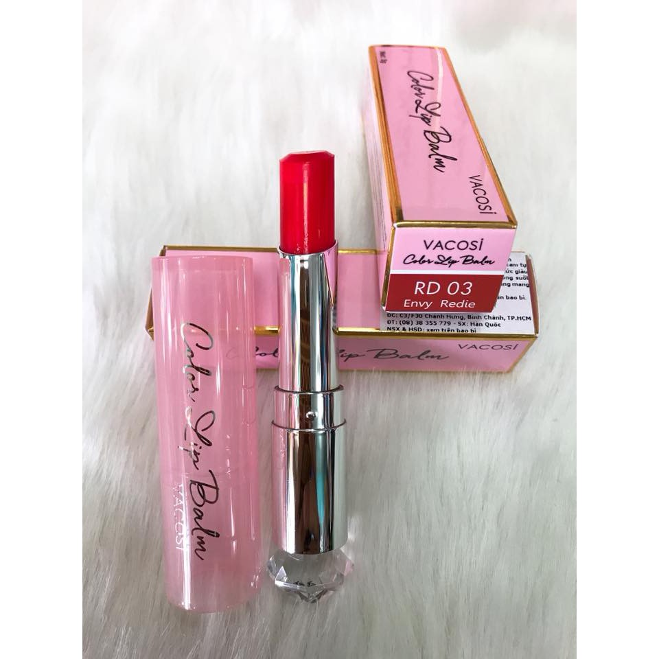 Son dưỡng môi Vacosi Color Lip Balm có màu