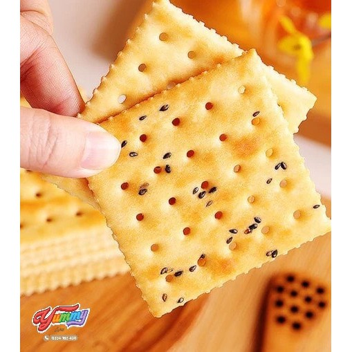 Bánh Quy Mè Đen Top Savor Sugar Free Soda Crackers