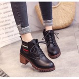 GIÀY BOOT CỘT DÂY CAO CẤP B330