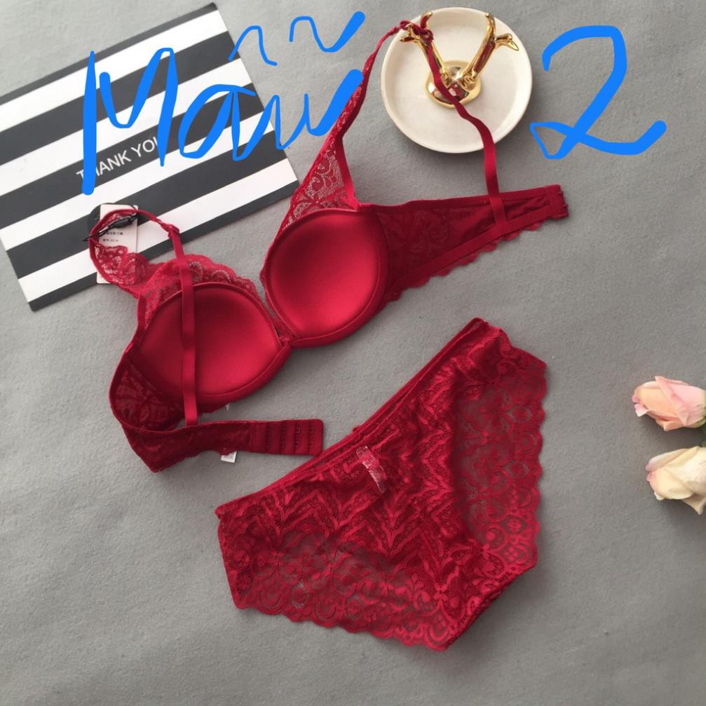 THANH LÝ - Bộ đồ lót Vicky ren V cao cấp - BL