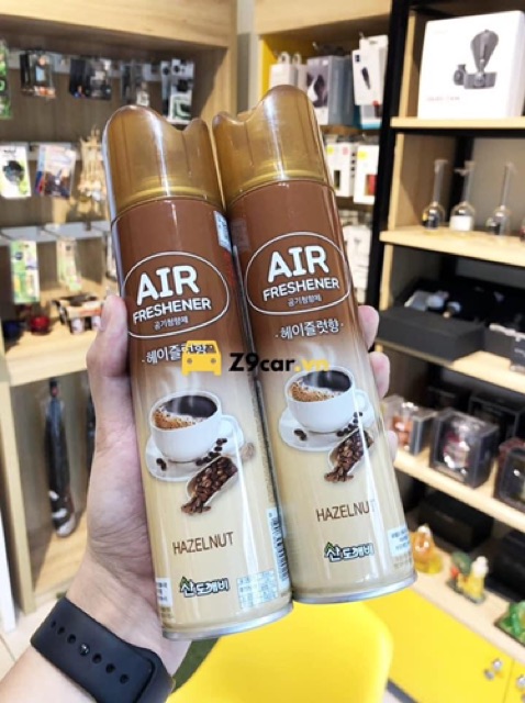 NƯỚC HOA XỊT PHÒNG SANDOKKAEBI 370ML HƯƠNG HAZELNUT - nước hoa ô tô hương cafe sữa - chai xịt cafe sữa hàn quốc air