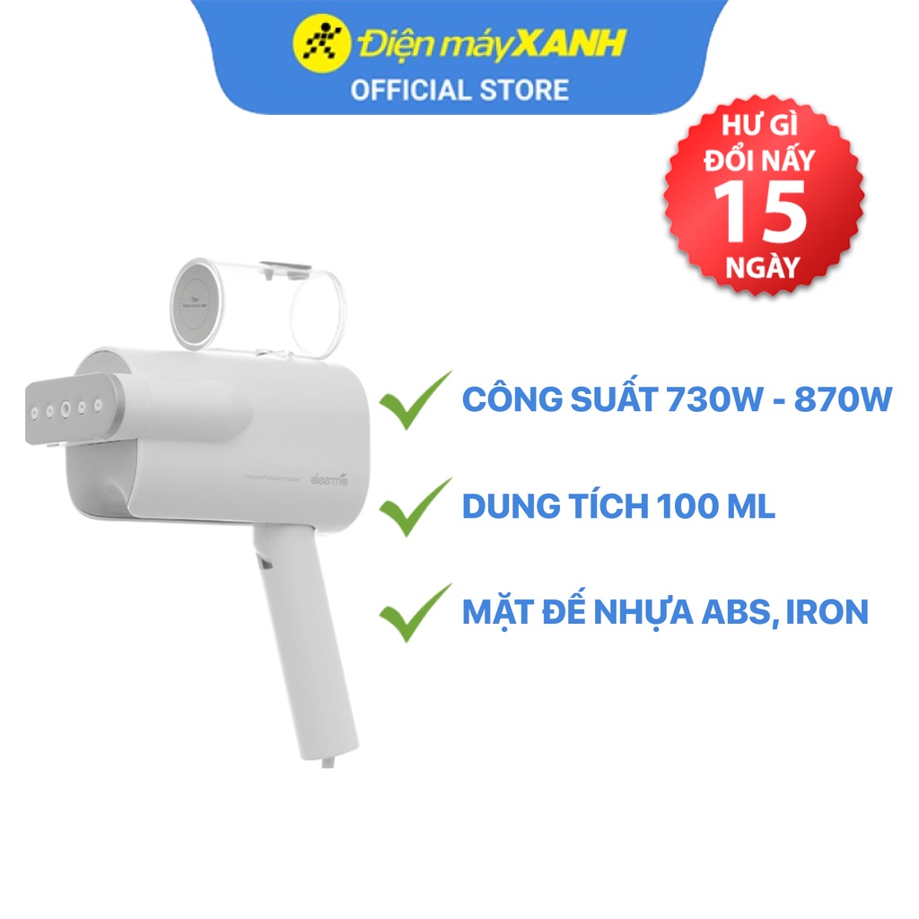 Bàn ủi hơi nước cầm tay diệt khuẩn DEERMA HS007