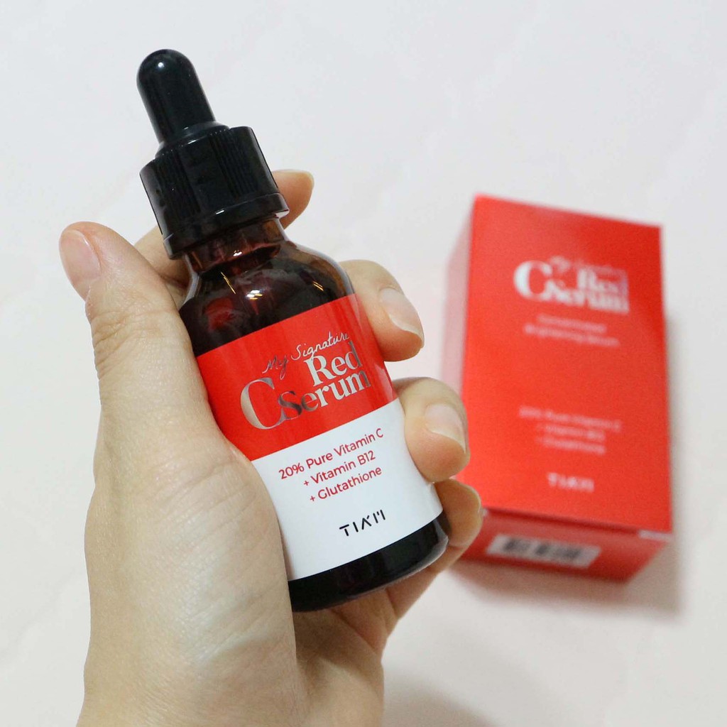 [30ML] Tinh Chất phục hồi dưỡng trắng sáng da mờ vết thâm Tiam My Signature Red C | BigBuy360 - bigbuy360.vn