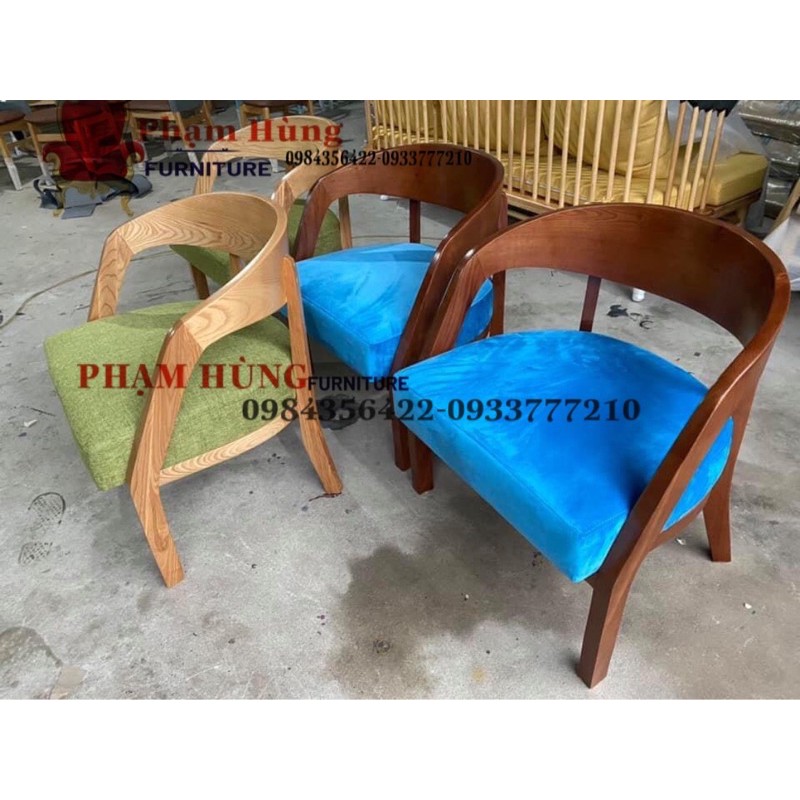 sofa gỗ nệm cafe giá xưởng