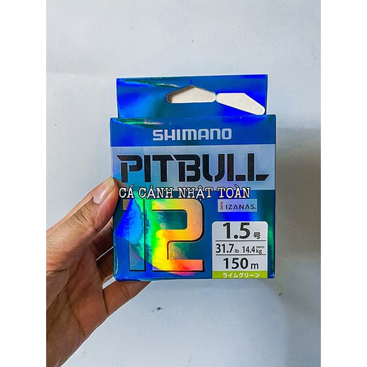 CƯỚC DÙ CÂU CÁ SHIMANO PE PITBULL X12 (HÀNG CHÍNH HÃNG)