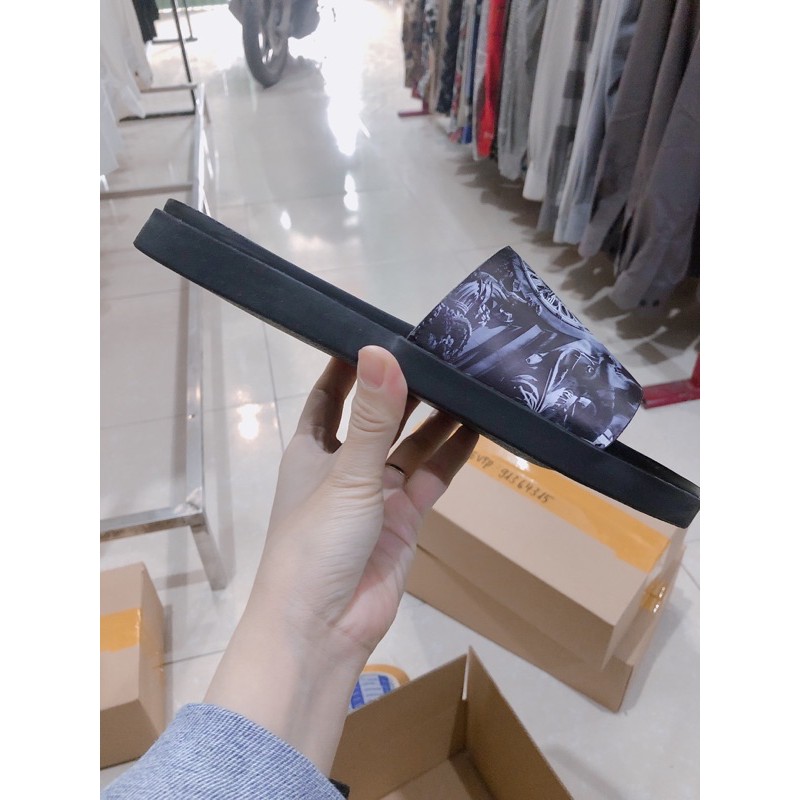 Dép Nam Thời Trang 3D Bánh Xe đế thấp full size 38-43