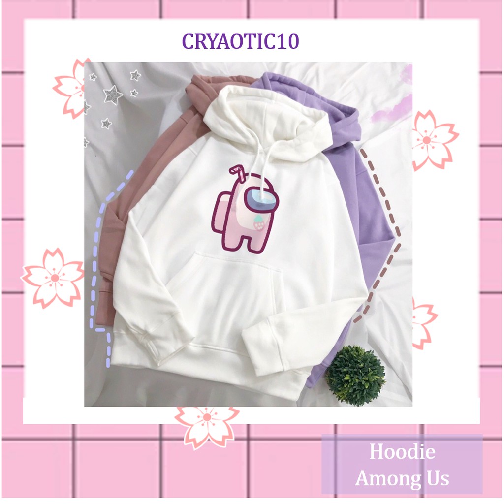 Áo hoodie nỉ Among Us siêu cute game hoodie unisex cryaotic10