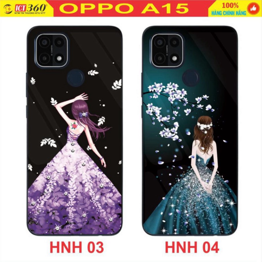 Ốp Lưng Kính OPPO A15/ OPPO A15S- Hình 3D - in theo yêu cầu