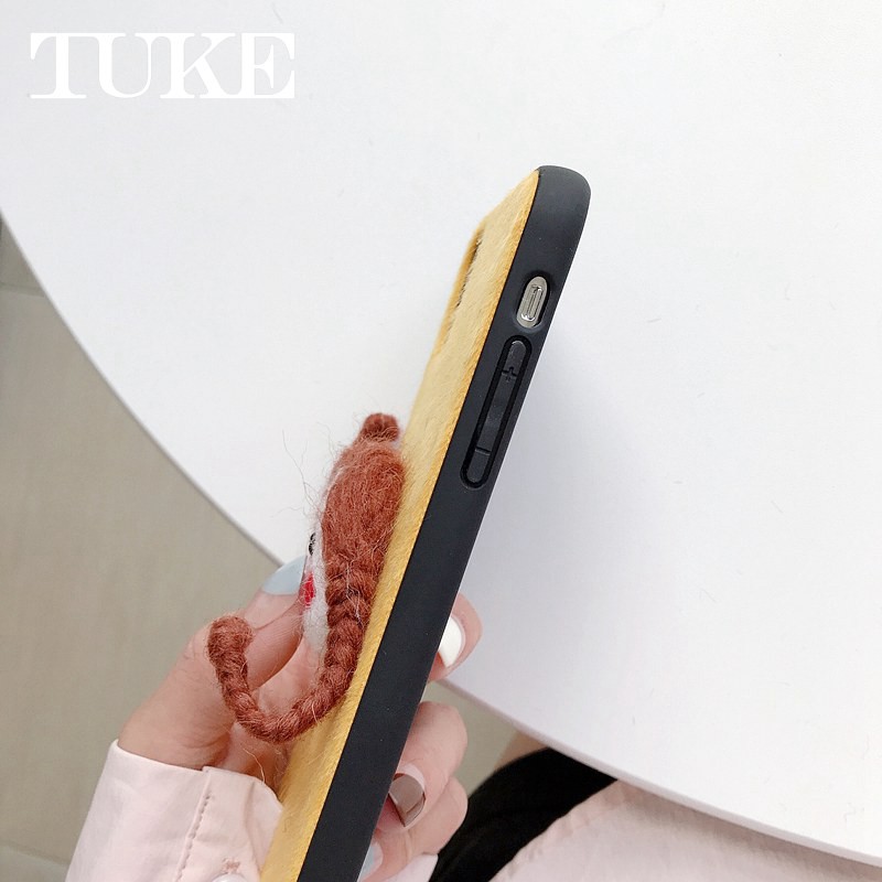 Ốp Điện Thoại Cứng Đính Hình Bé Gái Và Bọ Cạp Nhồi Bông Cho Apple Iphone Xr Xs Max