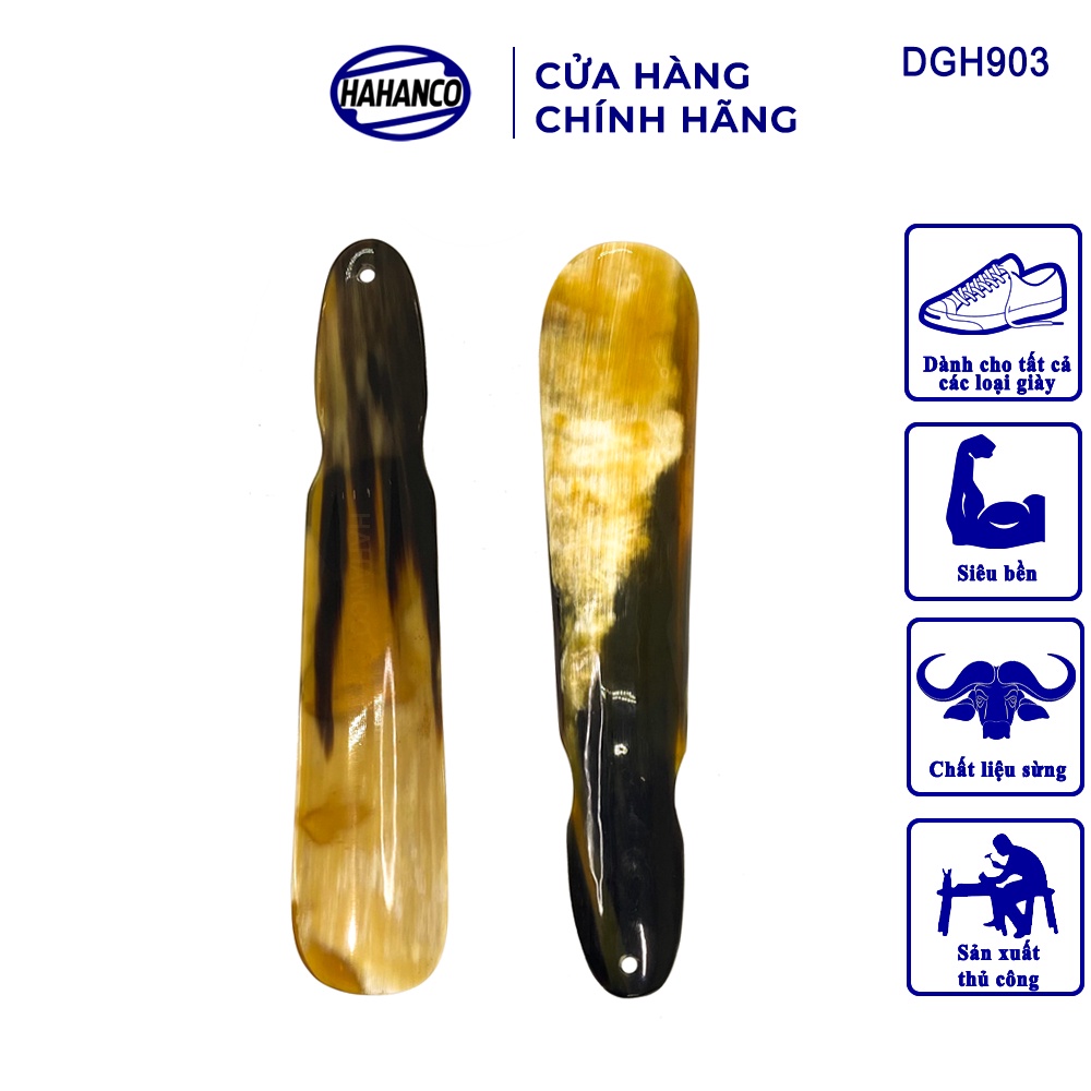 Đón Gót Giày Bằng Sừng Bóng Đẹp Độc Lạ HAHANCO Cho Giày Nam Và Nữ - DGH903