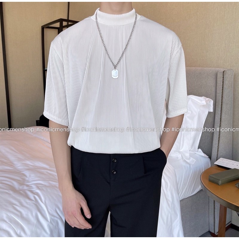 Áo thun rập ly fom rộng