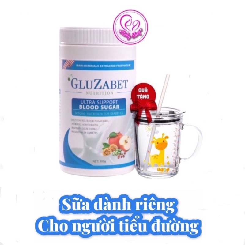 Sữa non tiểu đường Gluzabet 800g ổn định đường huyết