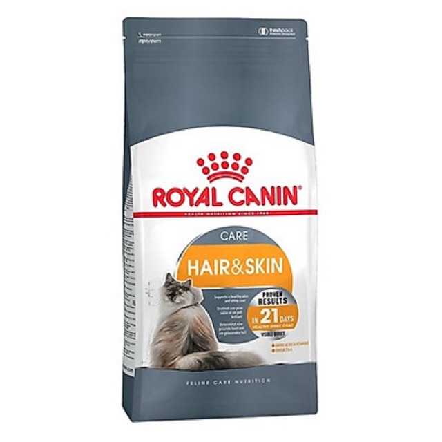 [ royal canin hair &amp; skin 400g ] NOW chăm sóc da và lông cho mèo trưởng thành