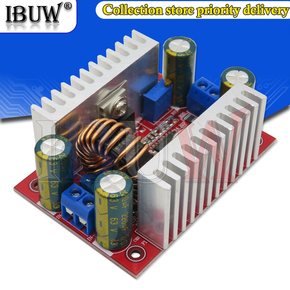 1 Mô Đun Tăng Áp DC 400W 15A 8.5-50V Sang 10-60V