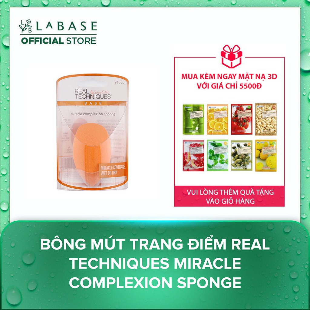 Bông Mút trang điểm Real Techniques Miracle Complexion Sponge