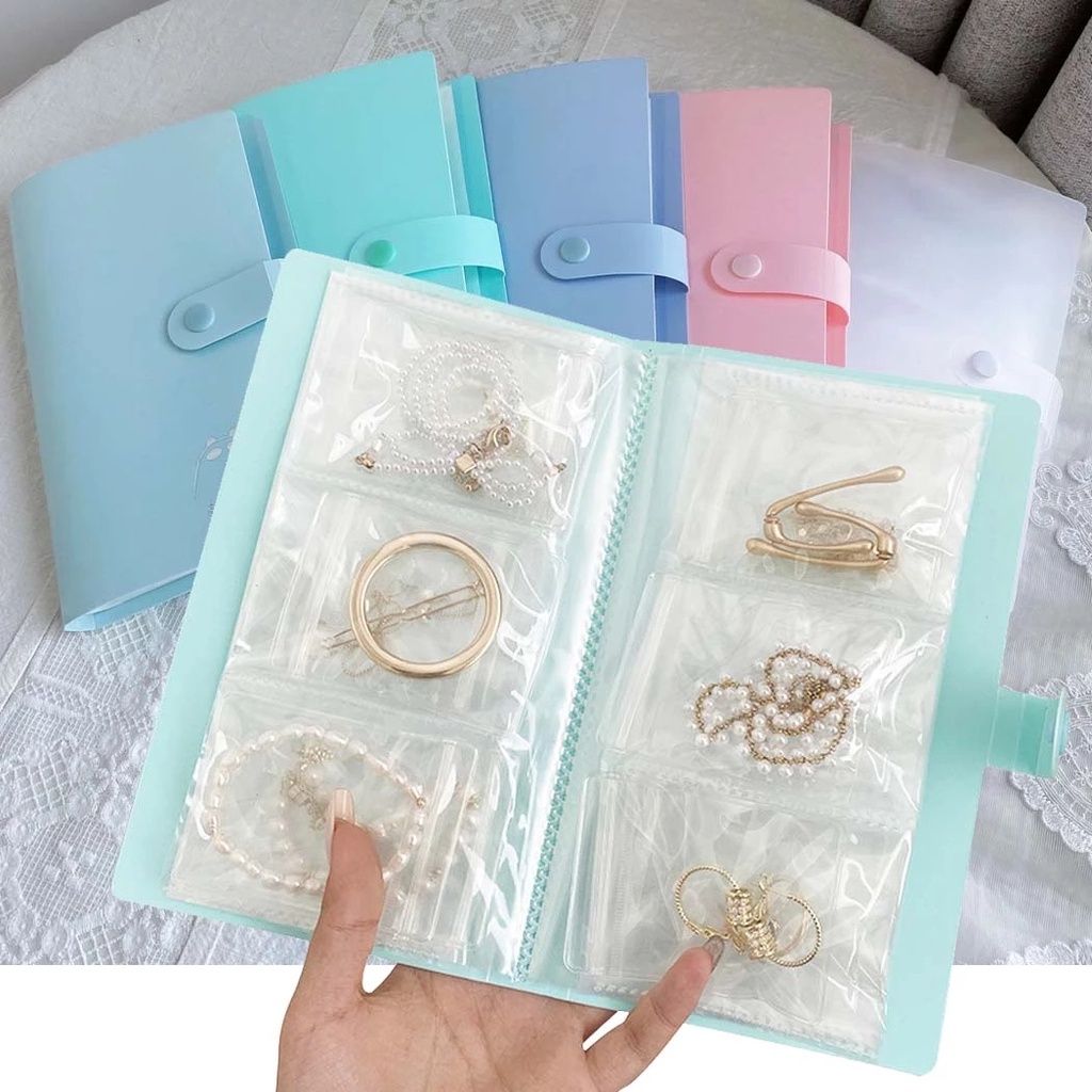 Túi Nhựa Trong Suốt 240 Ngăn Đựng Trang Sức Chống Oxy Hóa