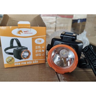 Đèn pin led đội đầu 1w đèn led đội đầu sạc điện, siêu sáng siêu bền