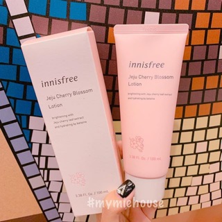 SỮA DƯỠNG INNISFREE JEJU CHERRY BLOSSOM LOTION 100ml - DƯỠNG ẨM , SÁNG DA .