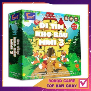 [KHÔNG HAY TRẢ TIỀN] Board game-Đi tìm kho báu mini 3 Foxi-nâng cao khả năng xử lí tình huống-tranh luận-logic