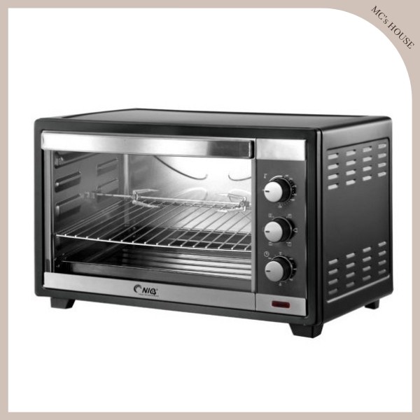Lò nướng điện Neway NIQ NQ-G38L 38 lít công suất lớn 1500W bạc đen an toàn chính hãng