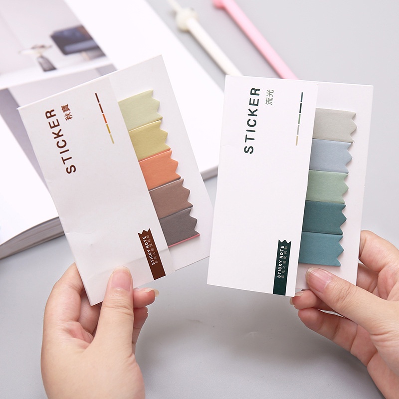 Giấy ghi chú màu gradient ngọt ngào xinh xắn tiện dụng