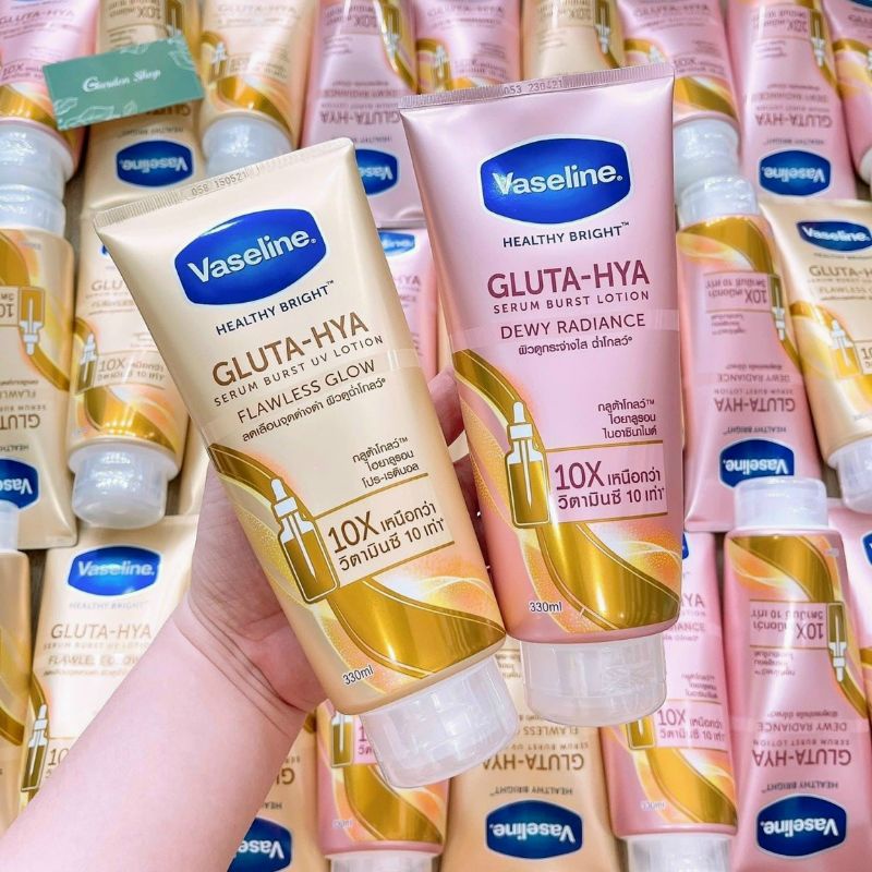 Sữa Dưỡng Thể Vaseline Healthy Bright Gluta HYA Serum 10X