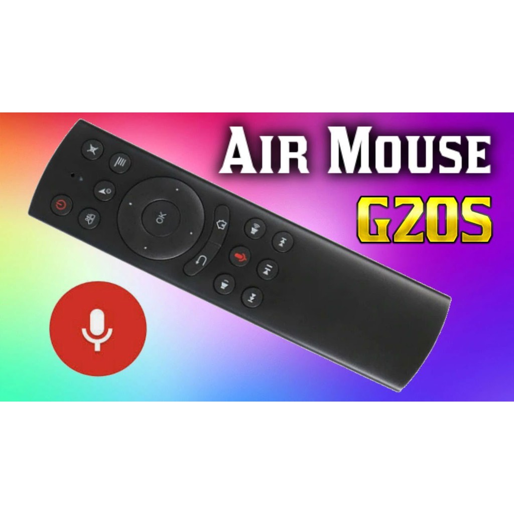 Điều Khiển G20s Chuột Bay Tìm Kiếm Giọng Nói Air Mouse Remote Voice, hỗ trợ voice giọng nói TV Box Android, TV Android