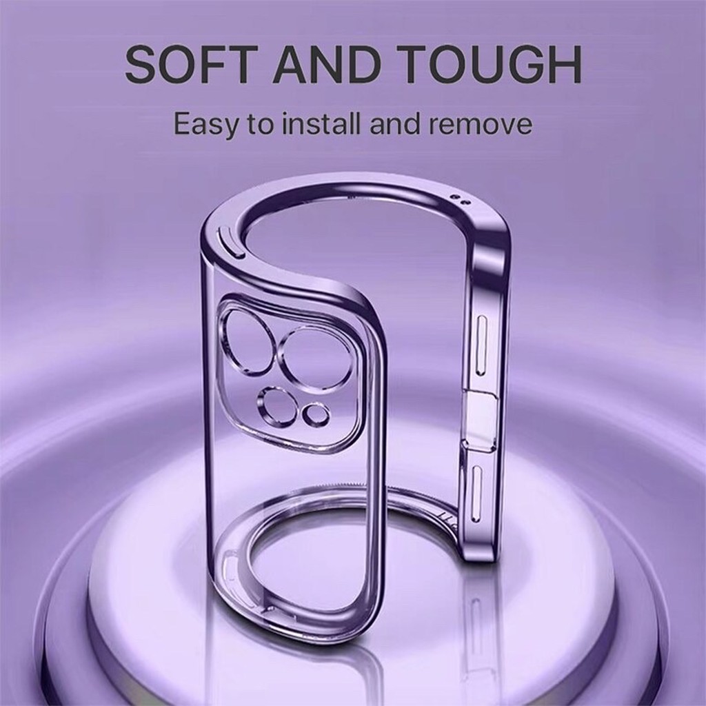 Ốp Iphone 11 / 11 pro / 11 Promax / 12 / 12 Mini / 12 Pro / 12 Promax dẻo trong suốt viền mạ dành cho Iphone | BigBuy360 - bigbuy360.vn