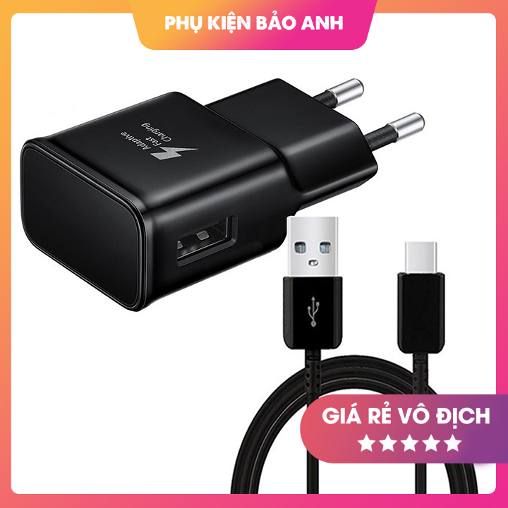 Sạc nhanh Samsung 15w bộ củ và dây cáp sạc nhanh chuẩn USB type-C