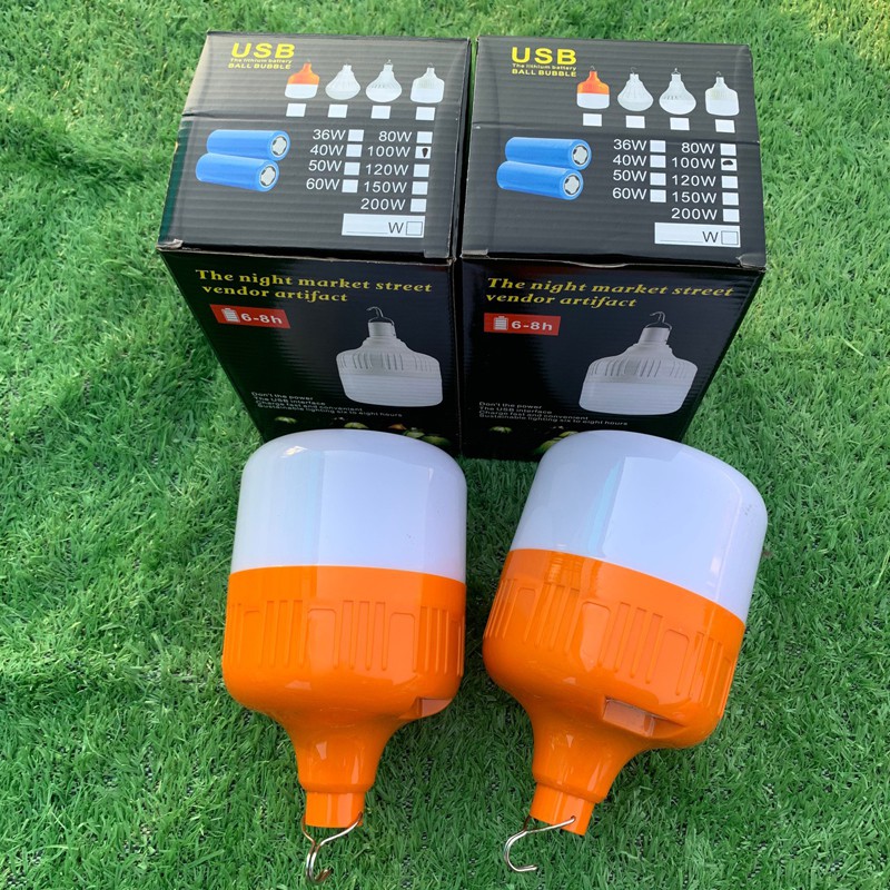 Đèn led trang trí sạc tích điện, bóng đèn led tiết kiệm điện, áng sáng trắng, nhiều chế độ sáng, chống nước HL146 TRẮNG | BigBuy360 - bigbuy360.vn