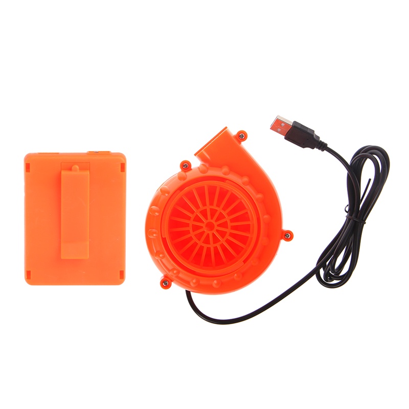 Quạt Điện Bơm Hơi Mini Dùng Pin Đồ Chơi Búp Bê