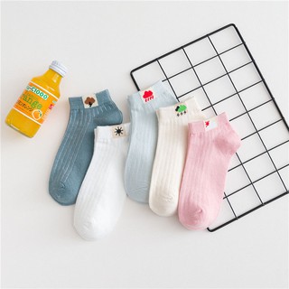 Tất vớ, vớ cổ ngắn họa tiết thời tiết