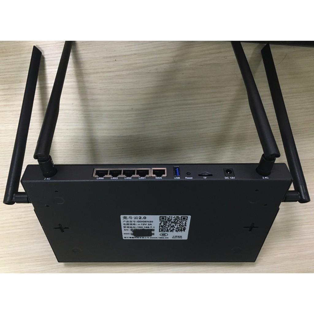 Router G-Dock 2.0 router chuyên dụng Cpu IPQ4019 4 nhân Lan Gigabit load balancing XWAN Mu MiMo cực mạnh full box 100%