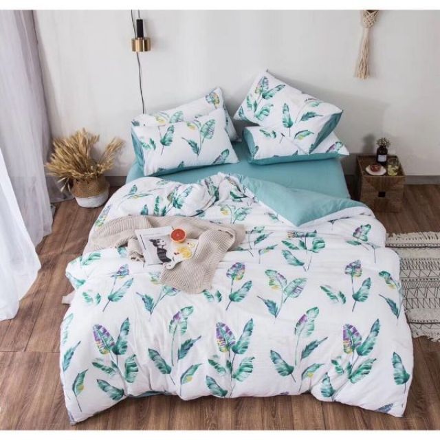 (rẻ vô địch) Bộ chăn ga gối sét 5 món (Cotton nhập khẩu cao cấp khách hàng được chọn mẫu khi đến shop)