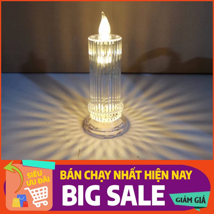 Đèn nến thờ cúng điện tử led lấp lánh,  ánh sáng toả nhiều hình đẹp, ánh sáng cố định và ánh sáng chuyển động