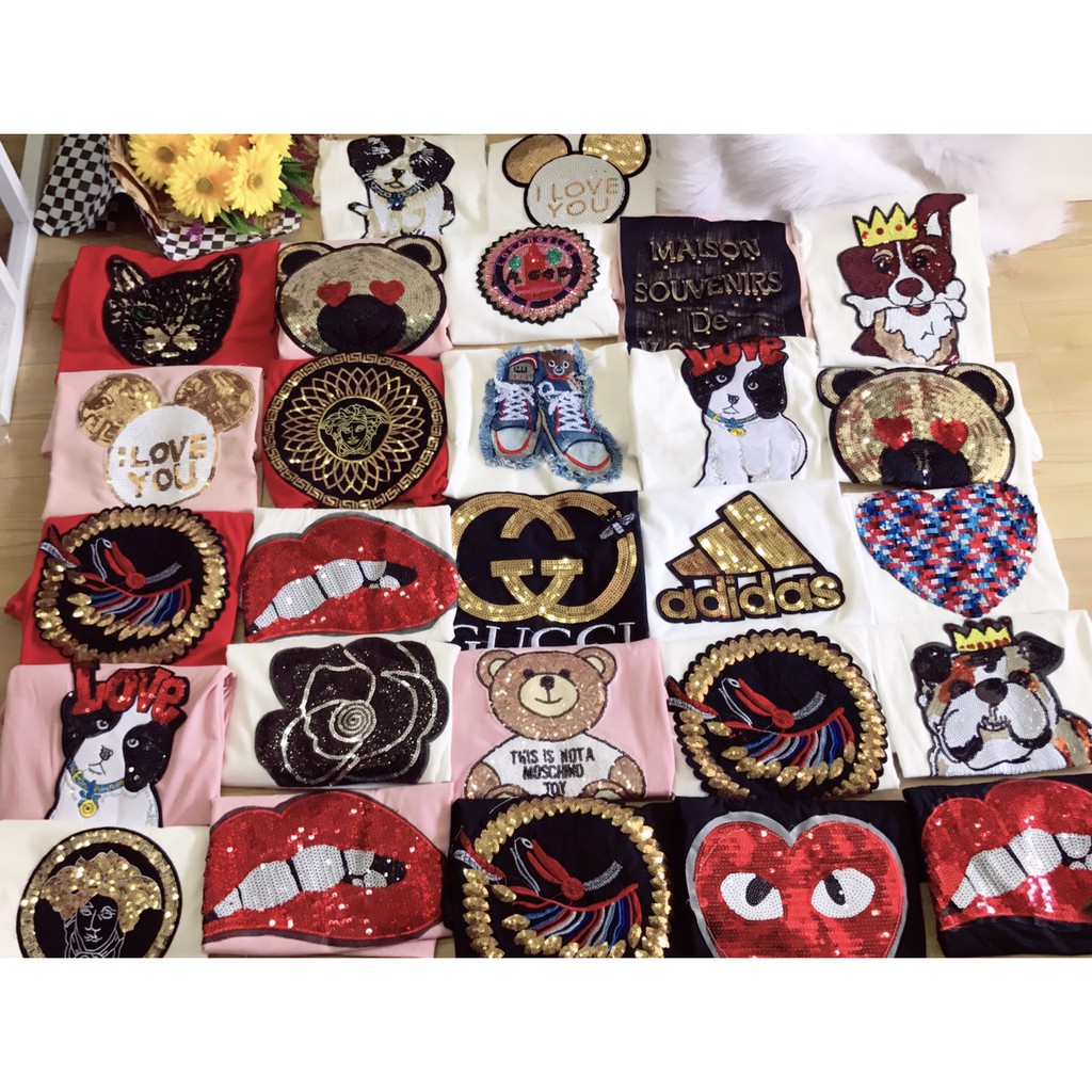 Áo thun kim sa nữ