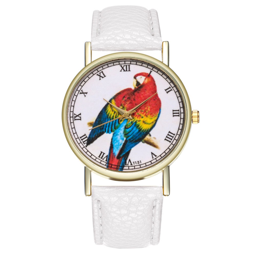 Đồng hồ quartz unisex dây da