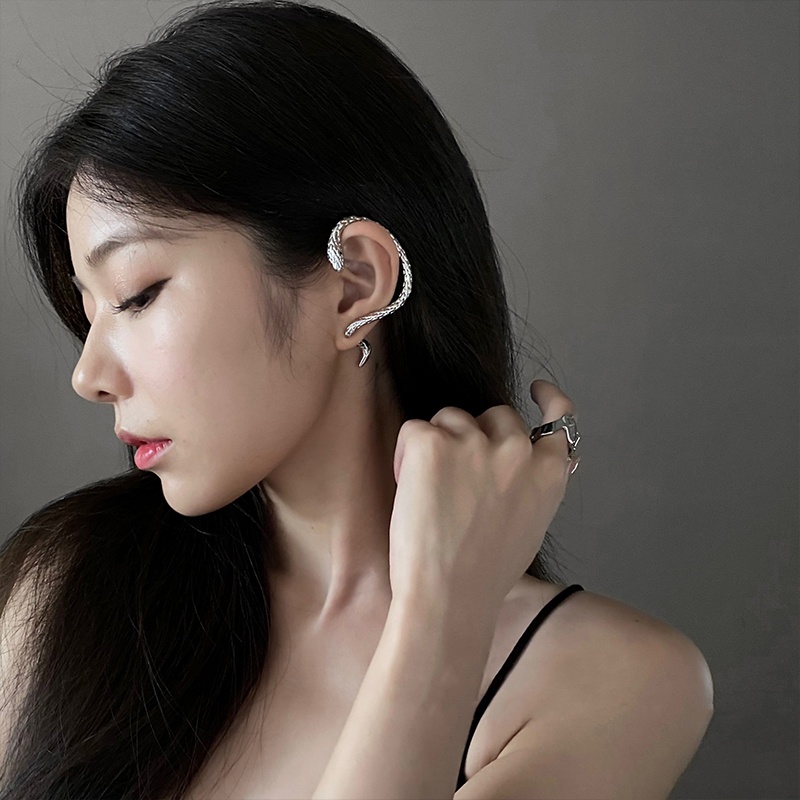 Khuyên Tai Hình Rắn Đơn Giản Cá Tính Hợp Thời Trang