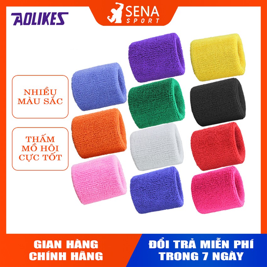 Băng Cổ tay Thấm Hút Mồ Hôi ⭐️FREE SHIP⭐️ Bảo Vệ Cổ Tay Hỗ Trợ Tập Thể Thao (1 Chiếc)