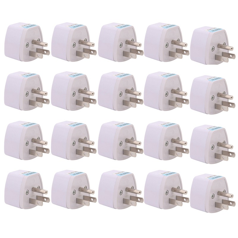 Phích cắm chuyển đổi AU UK EU sang US AC tiện lợi du lịch