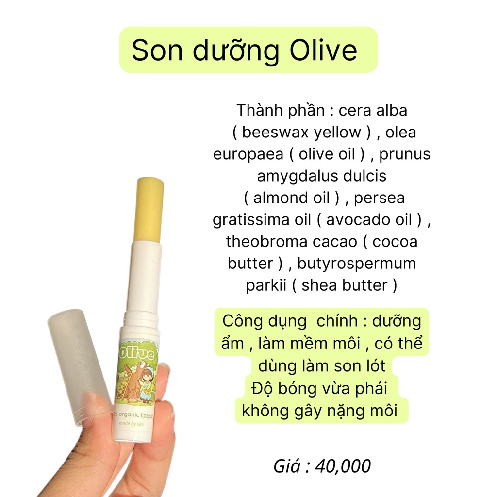 Son dưỡng mềm môi Olive
