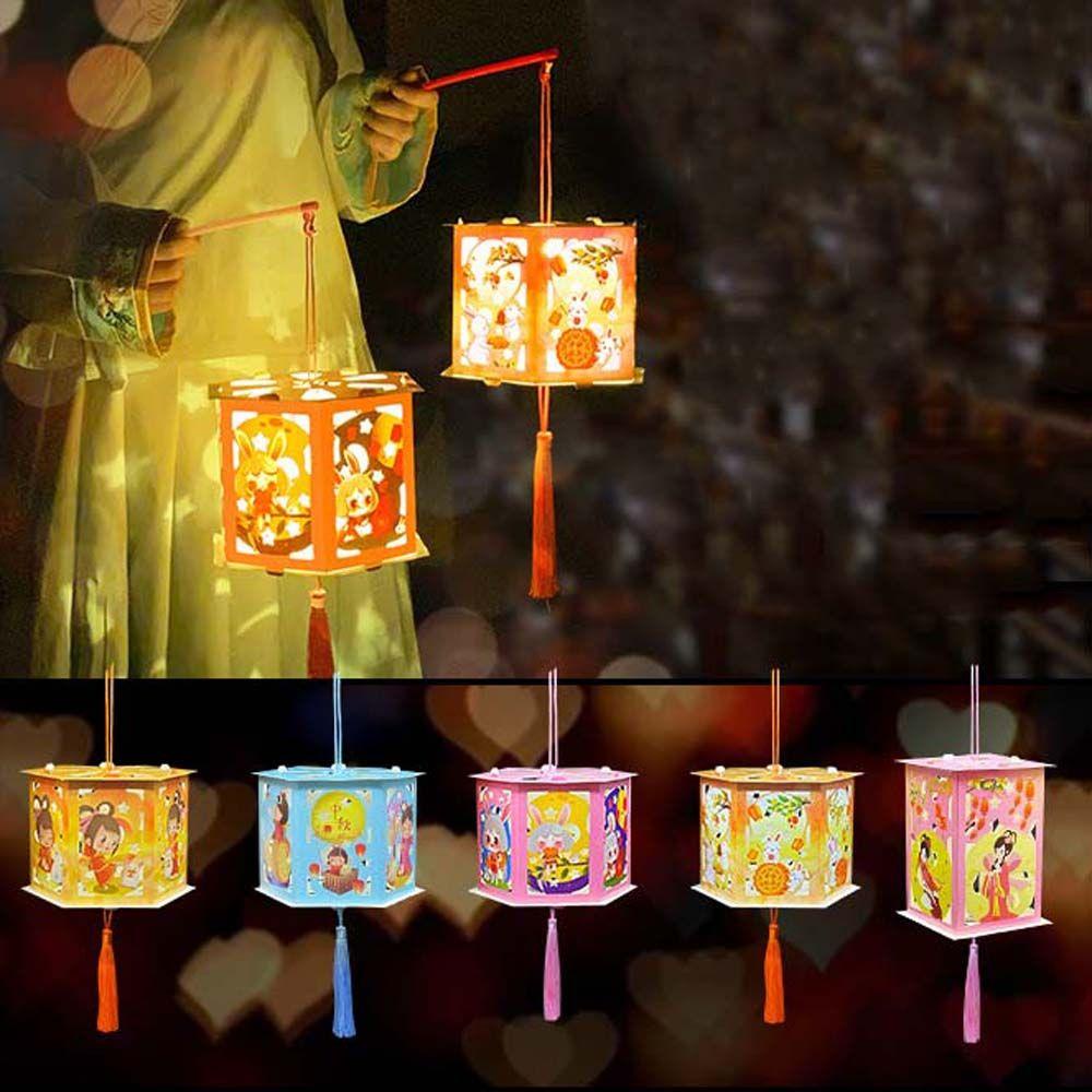 Lồng Đèn Giấy Chiếu Thủ Công Phong Cách Trung Hoa