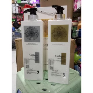 Bộ dầu gội - dầu xả COLLAGEN VINGE 1000ml