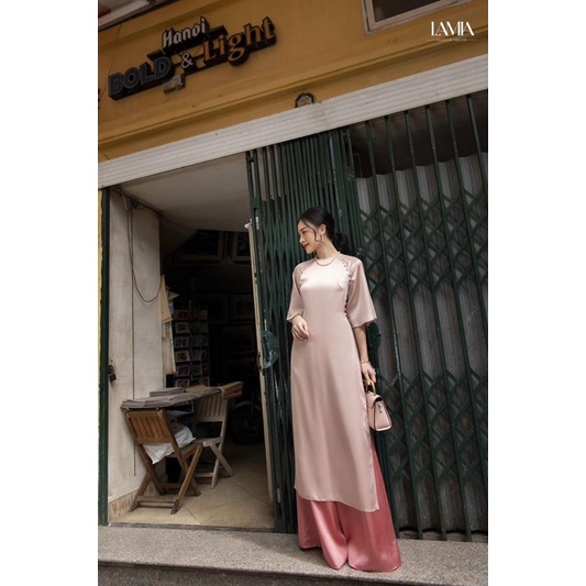 Áo dài lụa LAMIA