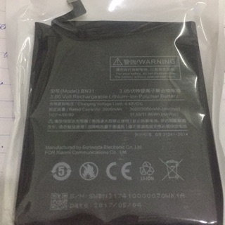 Pin xiaomi bn31/mi 5x, mi a1, redmi note 5, redmi note 5a ..