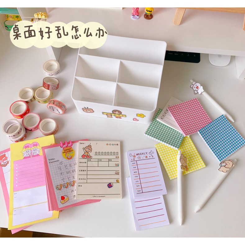 Kệ nhựa để bàn 5 ngăn - Stationery Organiser