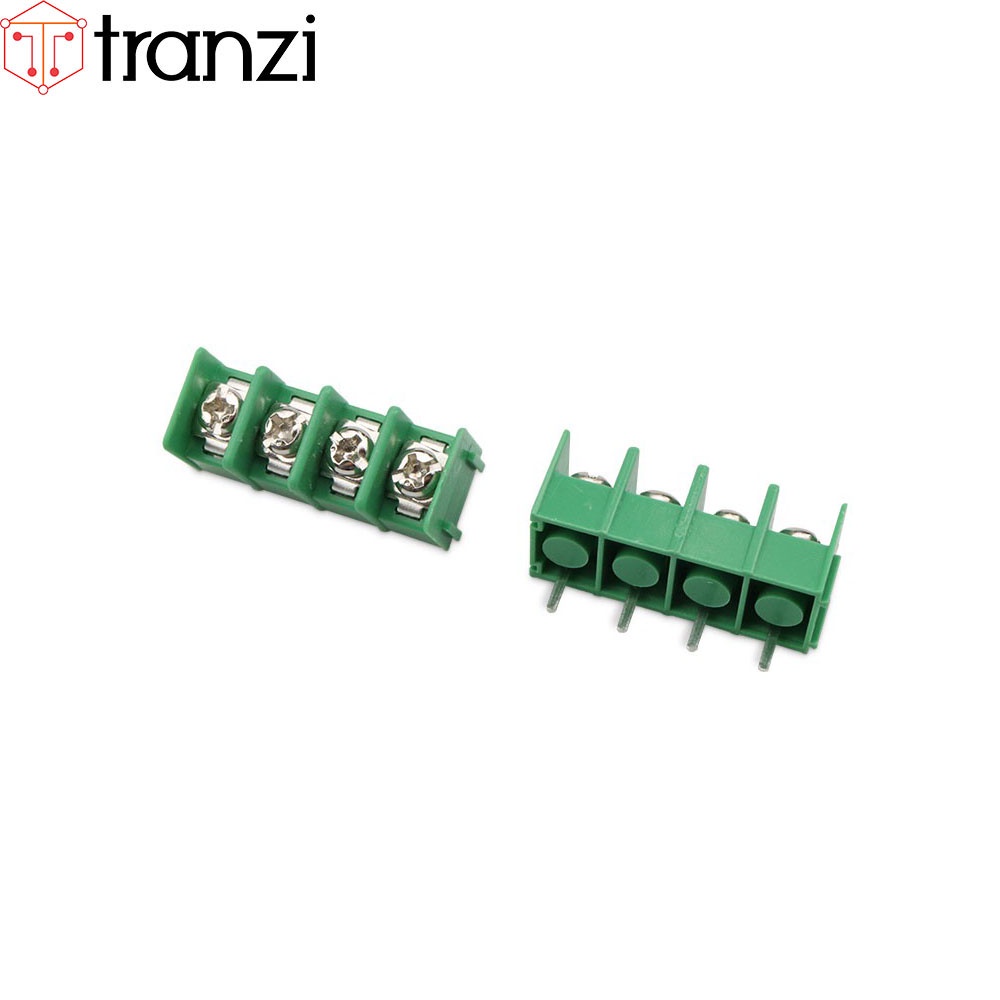 Cầu đấu 8.5mm DG8500 8.5 4P chân cắm thẳng xanh - túi 10 cái